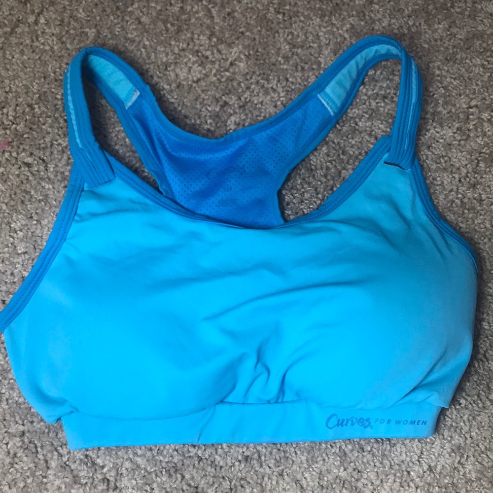 Blue Curves sports bra